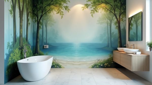 Panneaux muraux : l'ultime choix pour une salle de bain stylée